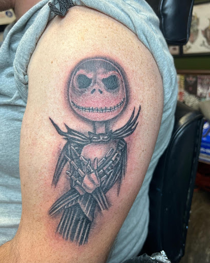 Explore aztec tattoo sleeve ideas, creative tattoo ideas in Lagrangeville, available at Black Cherry Tattoo Studio NY