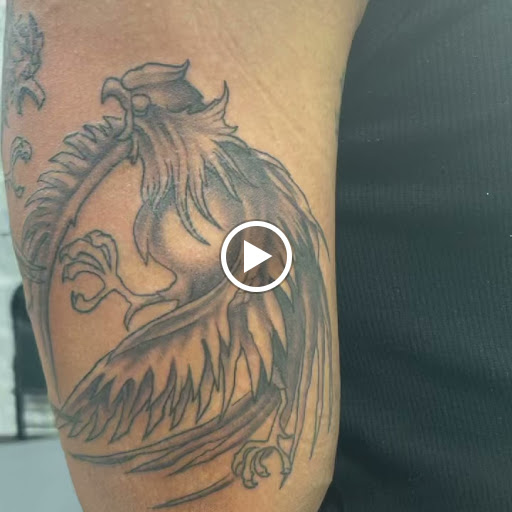 Explore cover up arm tattoo ideas, creative tattoo ideas in Spring, available at Late Nite Tattoos