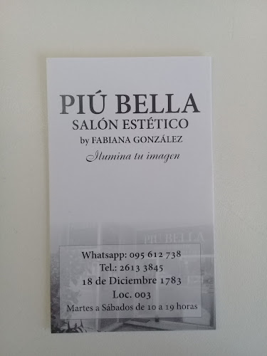 Peluquería PIU BELLA by Fabiana Gonzalez - Paso Carrasco