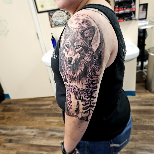 Explore dad fishing tattoo ideas, creative tattoo ideas in Traverse City, available at Pinups & Needles