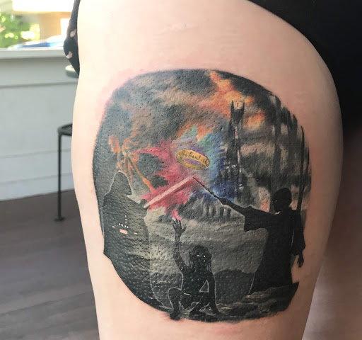 Explore ronin tattoo ideas, creative tattoo ideas in Fort Collins, available at Parabrahma Tattoo Collective