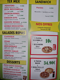 Menu du 421 Pizza Besançon à Besançon