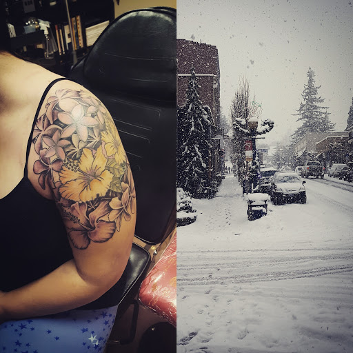 Find tattoo ideas waves for your next unique tattoo in Hood River at Hood River Tattoo