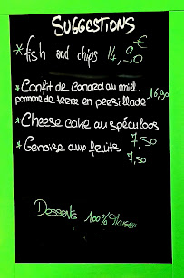 Le Mêlécasse à Paris menu