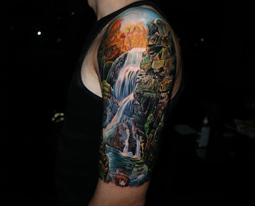 Explore lifeguard tattoo ideas, creative tattoo ideas in Buford, available at Inked Arts Tattoo Studio