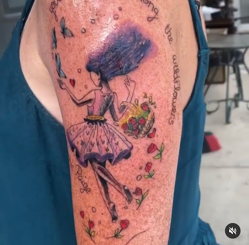 Explore ankle chain tattoo ideas, creative tattoo ideas in Fort Wayne, available at Grade A Tattoos and Body Piercing