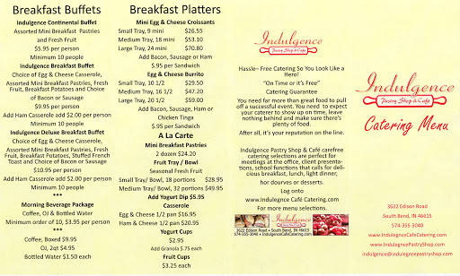 Coffee Shop «Indulgence Pastry Shop, Desserts & Cakes», reviews and photos, 303 Florence Ave, Granger, IN 46530, USA