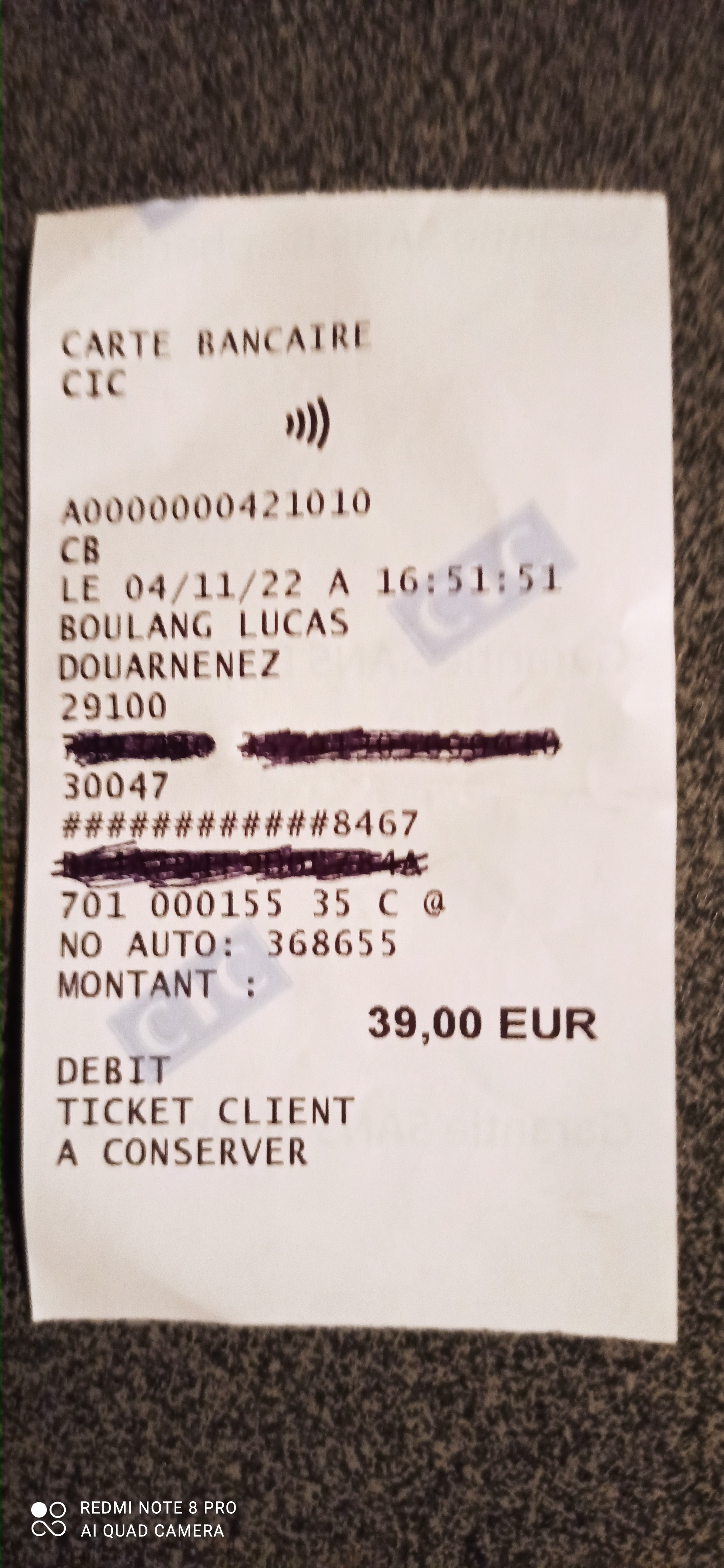 Photo n° 2 de l'avis de Gilles.A fait le 09/11/2022 à 18:04