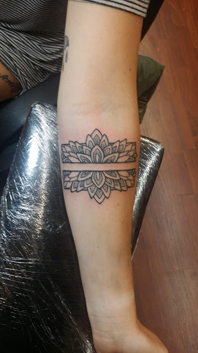 Explore mens tattoo ideas leg, creative tattoo ideas in San Diego, available at Funhouse Tattoo