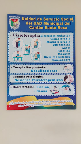 Unidad de servicio social del gad municipal del cantón Santa Rosa - Fisioterapeuta