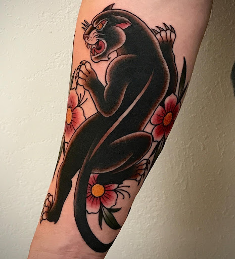 Explore forearm tattoo idea for men, creative tattoo ideas in Twentynine Palms, available at No Mans Land Tattoo