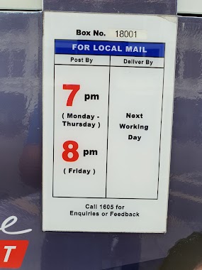 Singapore Post Mailbox 18001