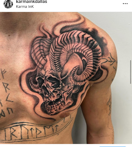 Explore voodoo tattoo ideas, creative tattoo ideas in Plano, available at Karma Ink Tattoos Piercing, Clothing & Jewelry