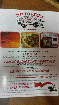Tutto Pizza di Marino Giuseppe à San Giovanni La Punta menu