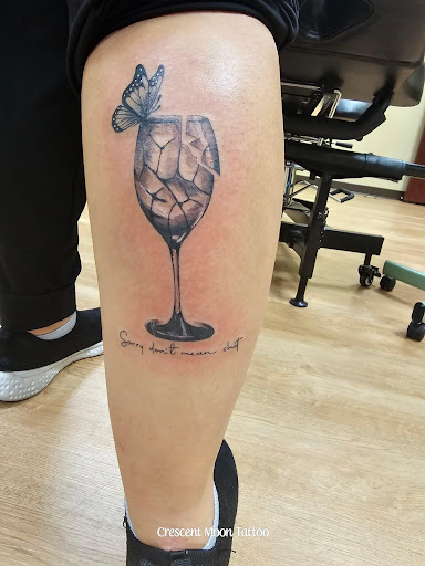 Explore tattoo ideas for lower abdomen, creative tattoo ideas in New Hampton, available at Crescent Moon Tattoo