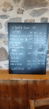 Restaurant Buron du Couderc à Saint-Chély-d'Aubrac - menu / carte