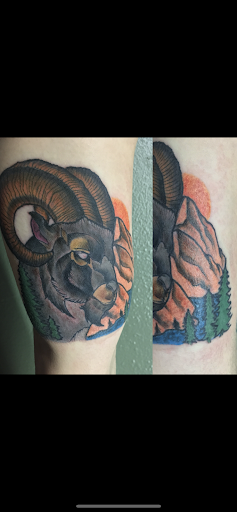 Explore moto tattoo ideas, creative tattoo ideas in Coeur D Alene, available at Jojos Tattoo & Body Piercing