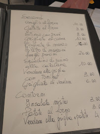 Restaurant Osteria l'Amorosa à Forlì (le menu)