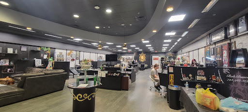 Explore blacked out tattoo ideas, creative tattoo ideas in Monroeville, available at Klexos Tattoo Studio LLC