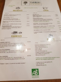 Farmers à Nîmes menu