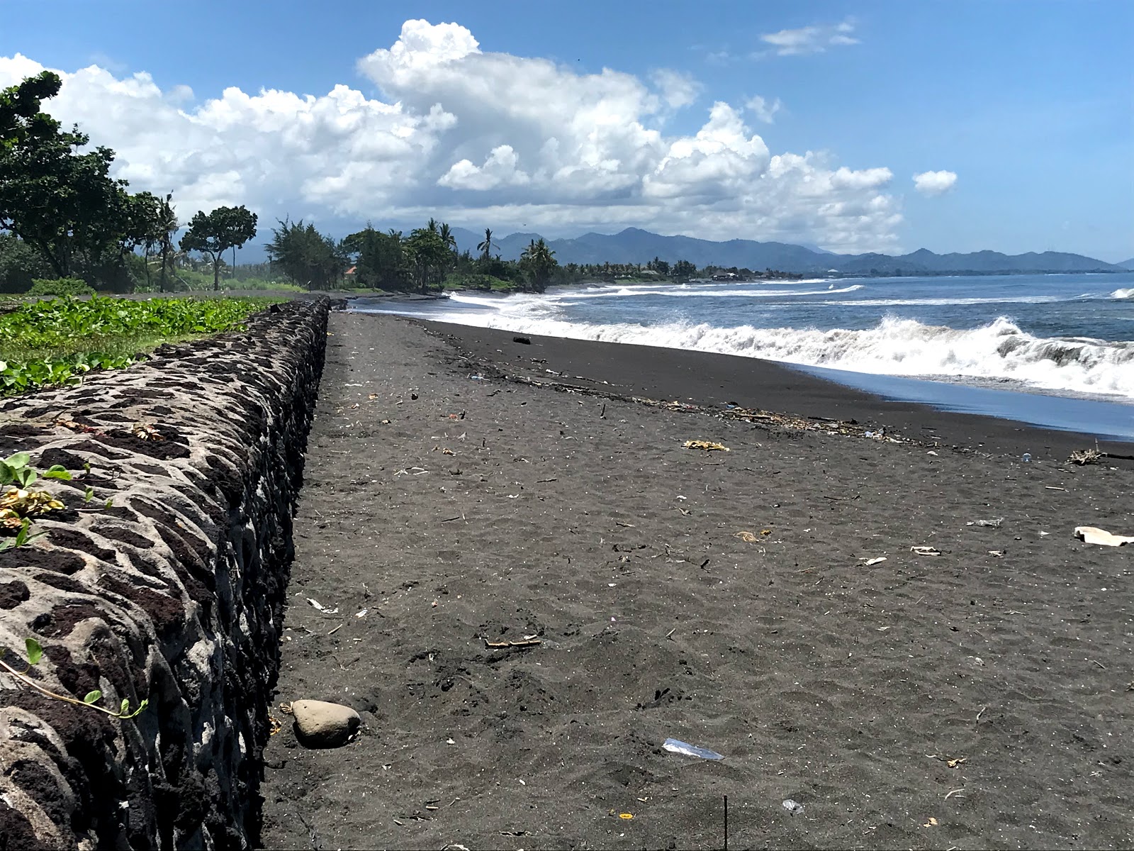 Fotografija Saba Beach z dolga ravna obala