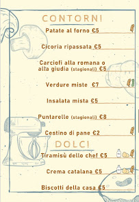Restaurant de spécialités de la région de Rome Osteria Ar 65 à Rome (le menu)