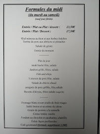 Café et restaurant de grillades La pierre à feu à Cherbourg-en-Cotentin (le menu)