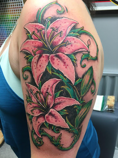 Explore tattoo ideas for dark skin men, creative tattoo ideas in League City, available at Zen Body Art & Adornment Tattoo Shop