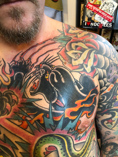 Explore cosmetology tattoo ideas, creative tattoo ideas in Warrenville, available at NoodlesTattoo Co. & Studio