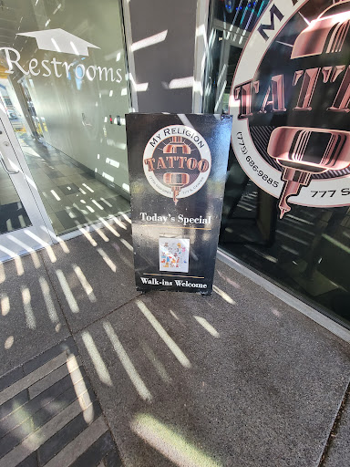 Explore small angel tattoo ideas, creative tattoo ideas in Reno, available at My Religion Tattoo - No Piercing