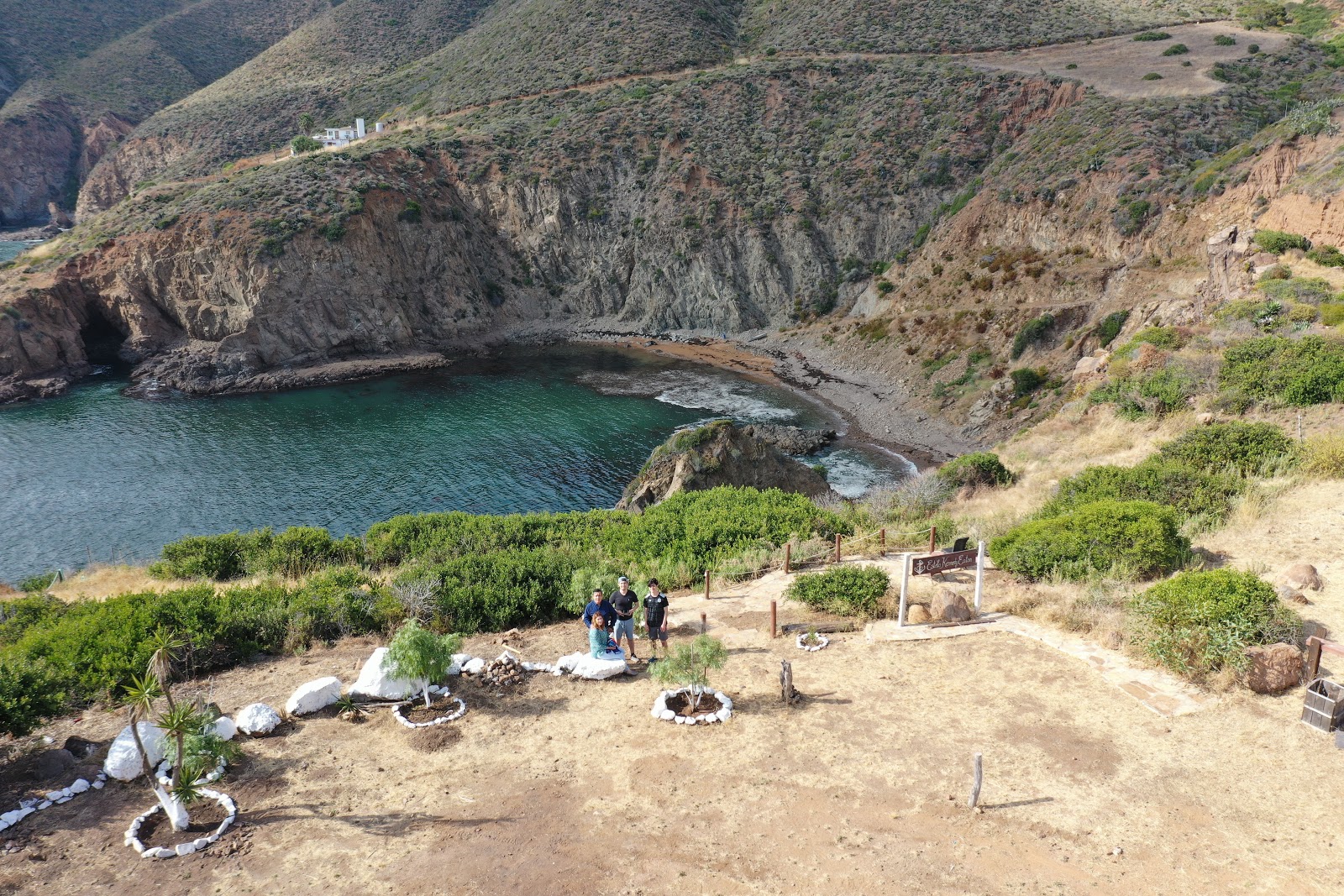 Foto van El Zepelin Beach met kleine baai