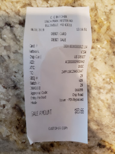 Butcher Shop «C&C Butcher», reviews and photos, 15634 Manchester Rd, Ellisville, MO 63011, USA