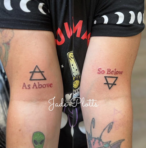 Explore brooklyn name tattoo ideas, creative tattoo ideas in Lewisburg, available at Jolie Femme Permanent Makeup & Tiny Tattoos