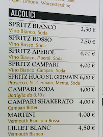 Bar Tenda Bar à Lignano Sabbiadoro (la carte)