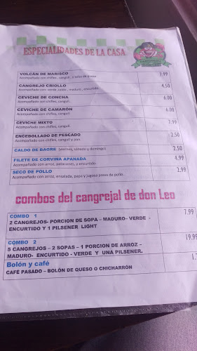 Opiniones de Cangrejal DON Leo en Riobamba - Restaurante