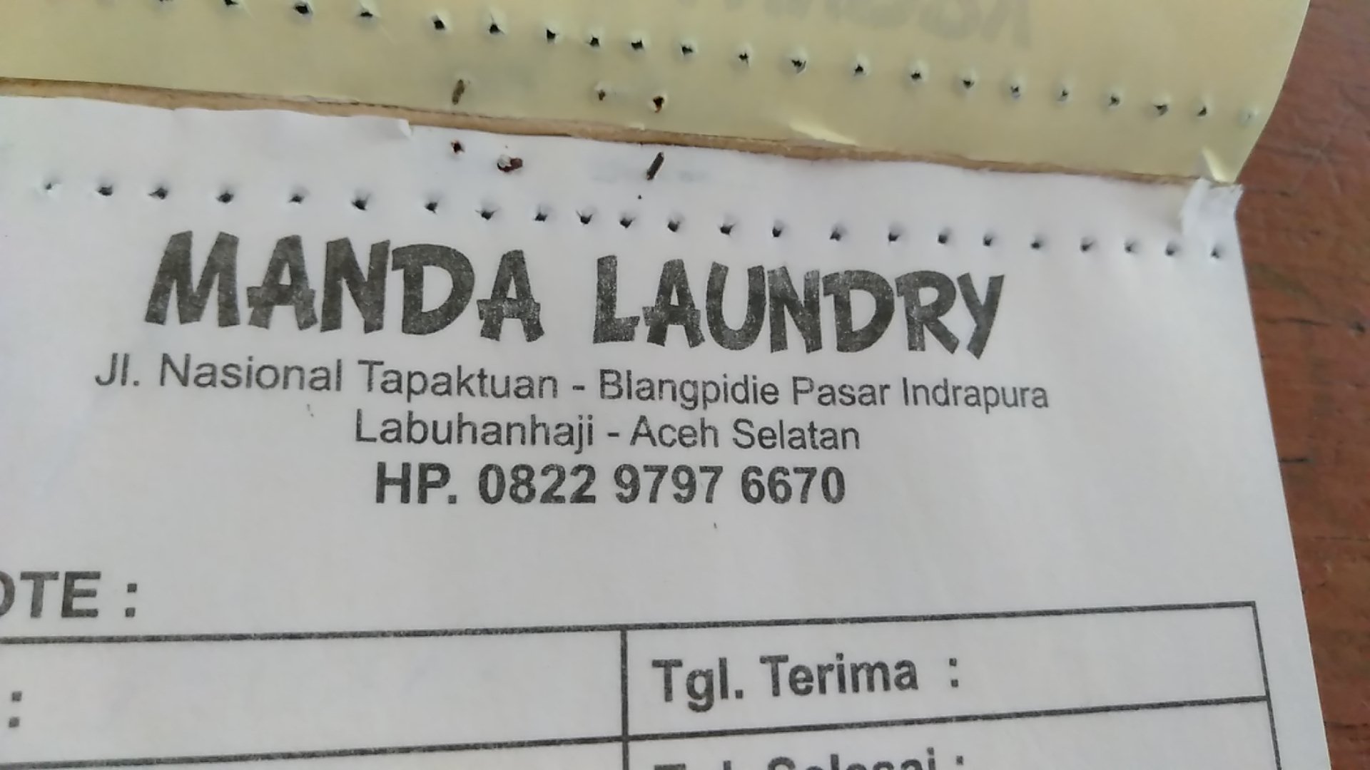 Manda Laundry Photo