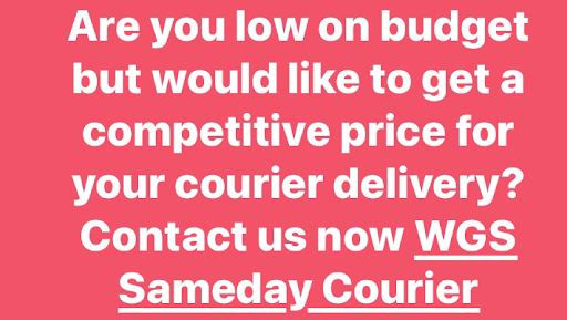 WGS sameday courier and House Move