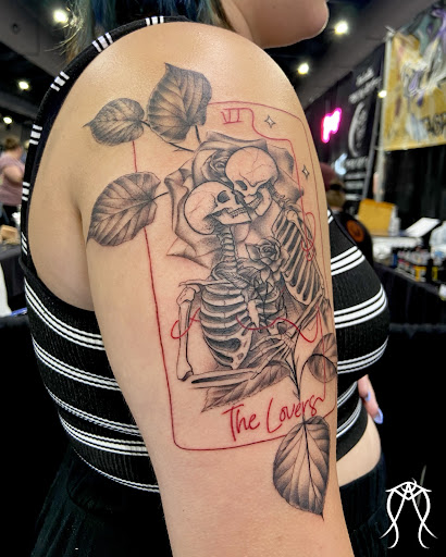 Explore side face tattoo ideas, creative tattoo ideas in Scipio Center, available at Ace of Wands Private Tattoo & Tarot Studio . Appointment Only