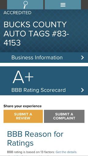 Auto Tag Agency «Bucks County Auto Tags», reviews and photos