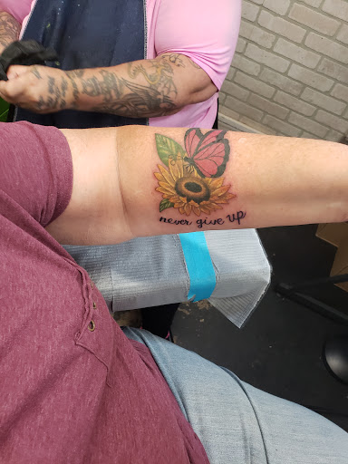 Explore tattoo ideas for names, creative tattoo ideas in Three Rivers, available at Portfolio Ink, LLC