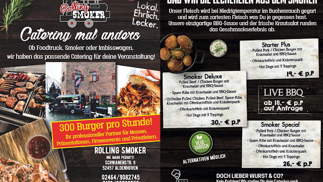 Rolling Smoker Foodtruck - Catering - Eupen