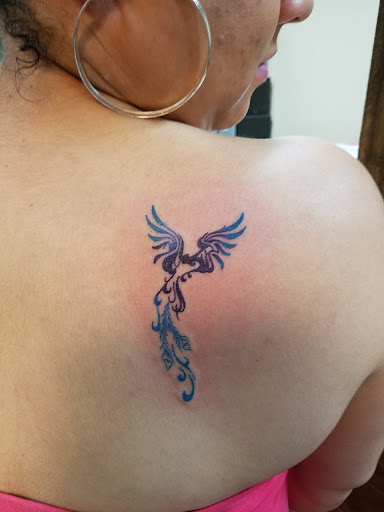 Explore tattoo name cover up ideas, creative tattoo ideas in Dallas, available at SMoore Ink