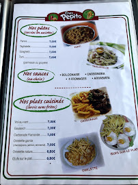 Chez Pepito à Béthune menu