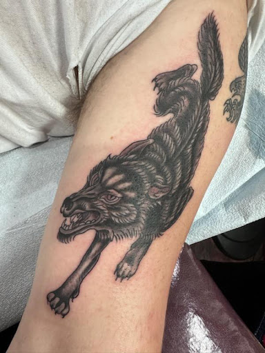 Explore black and grey tattoos sleeves ideas, creative tattoo ideas in Libertyville, available at Lucky Seven Tattoo