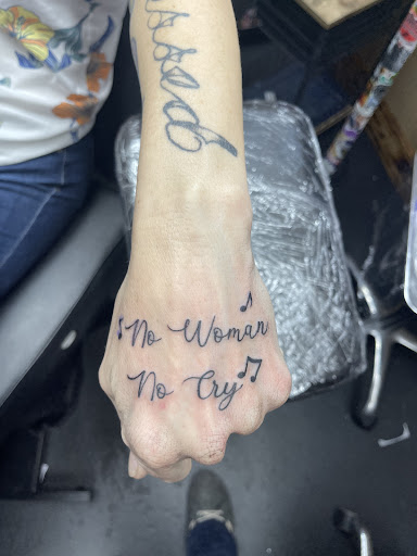 Explore submissive tattoo ideas, creative tattoo ideas in Conway, available at Saint Voodoo Tattoo