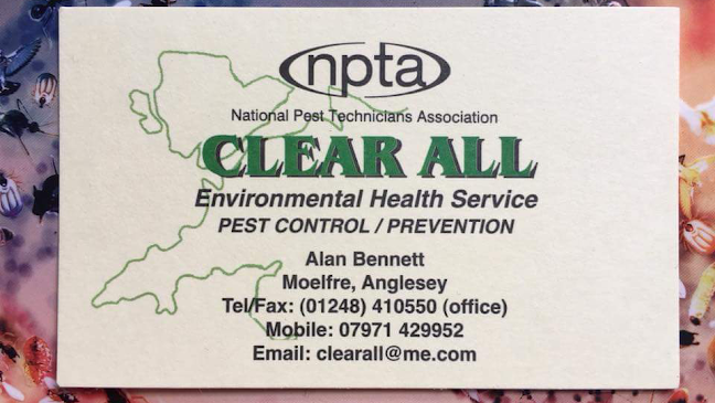 Clearall Pest control Anglesey