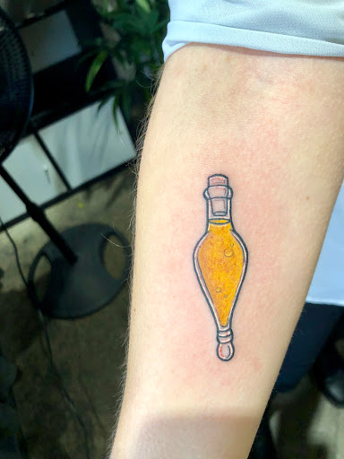 Explore stick and poke tattoo idea, creative tattoo ideas in Atlanta, available at Empyrean Tattoo Studio