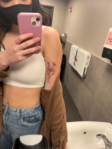 Explore tattoo ideas for elbow, creative tattoo ideas in Edison, available at Rorschach Gallery