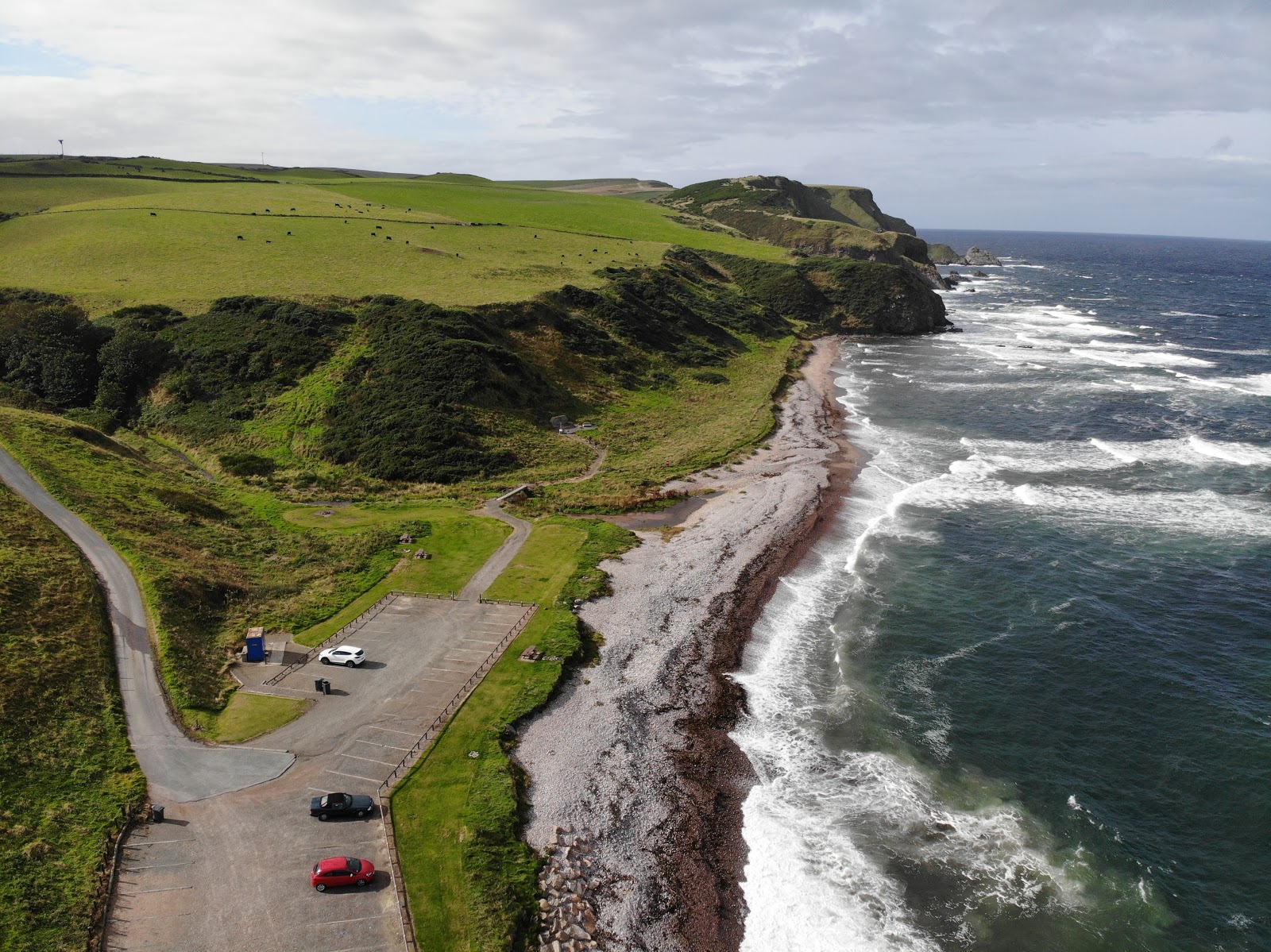 Zdjęcie Aberdour Beach dziki obszar