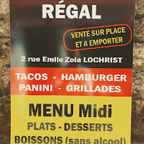 Restaurant Regal à Inzinzac-Lochrist (la carte)